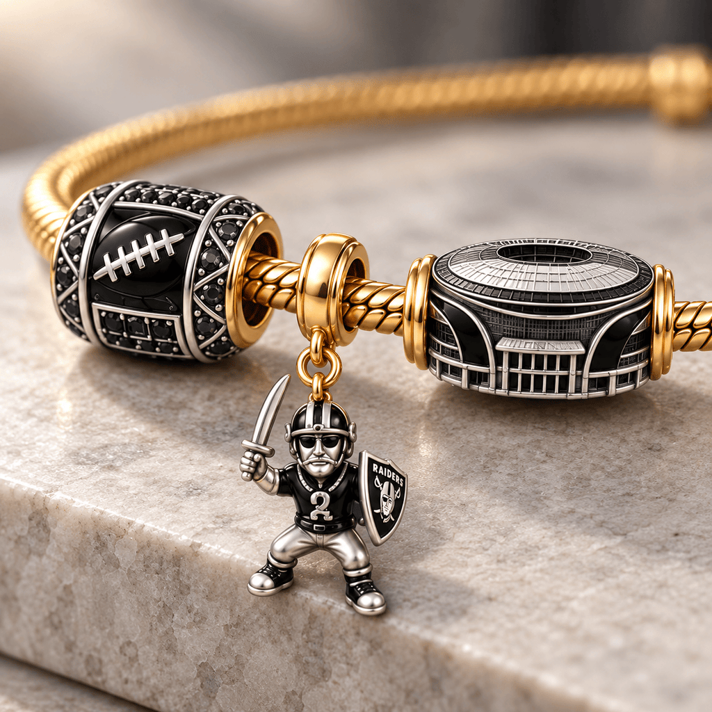 LVR Gold Charm Bracelet Set HQH