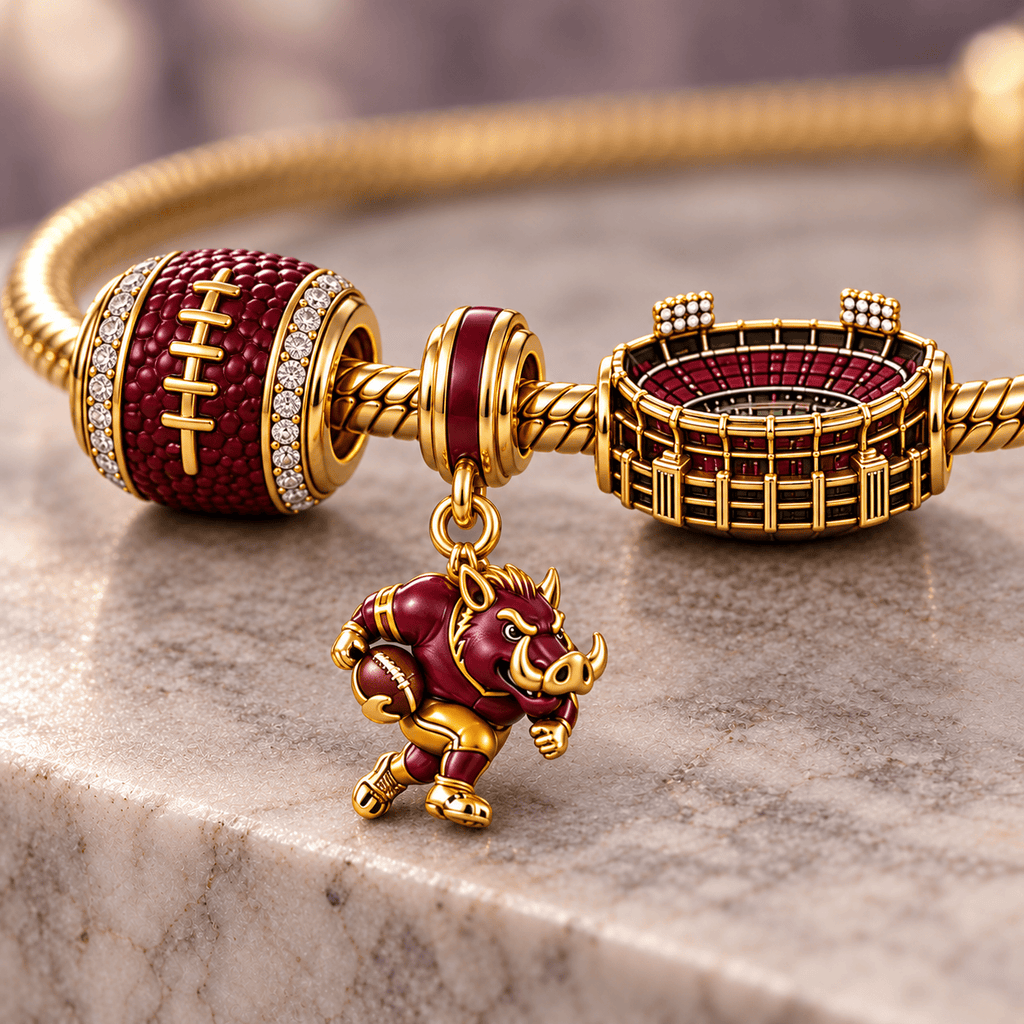 WCD Gold Charm Bracelet Set HQH