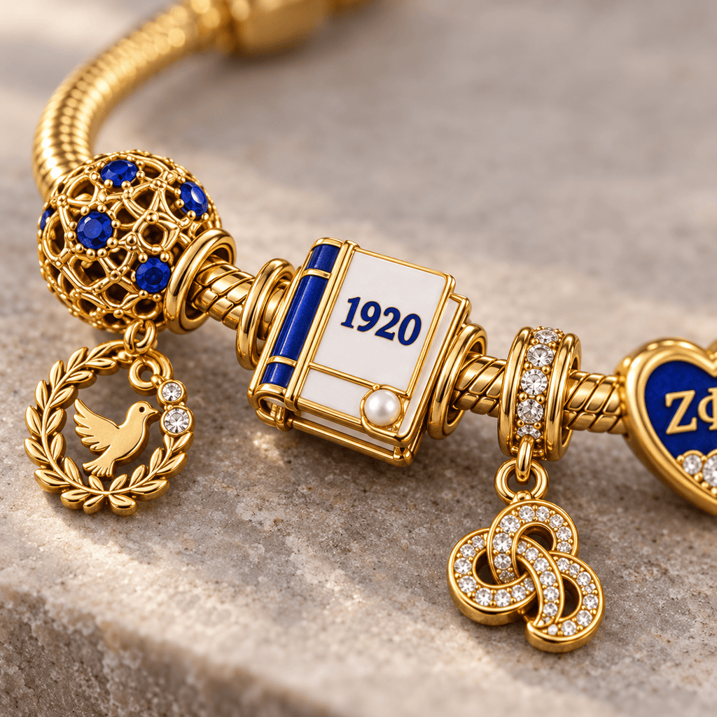 ZPB Gold Charm Bracelet Set PTKL