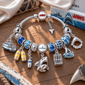 JAWS Silver Charm Bracelet Set NTTB