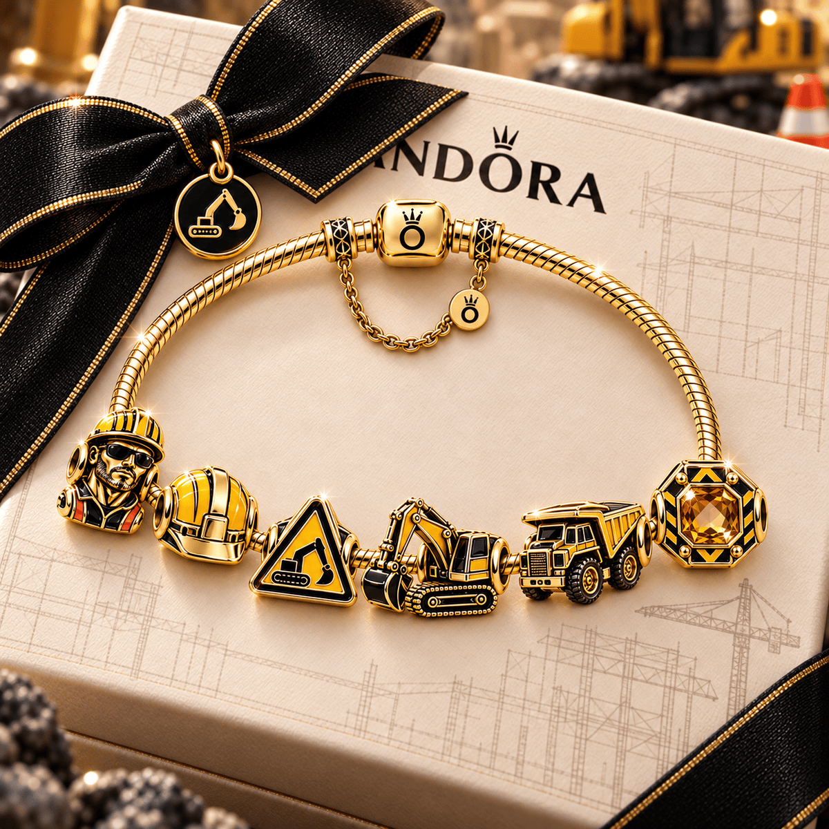 EXCV Gold Charm Set PNPA